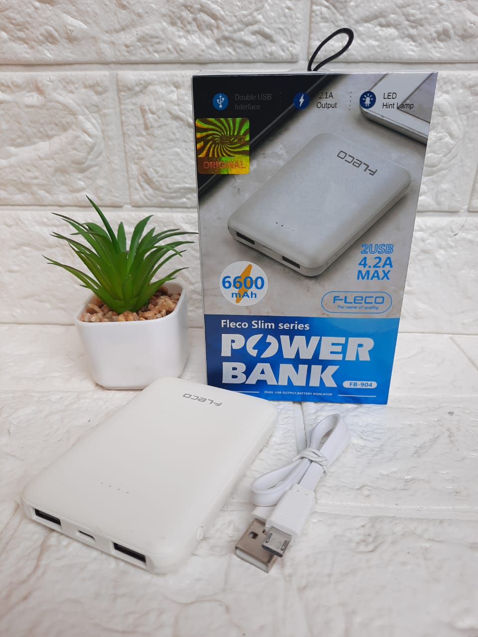 POWER BANK FLECO FB-904 6.600 MAH